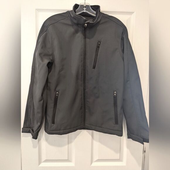 ICEBURG OUTERWEAR Women's Soft Shell Jacket Black fleece wind snow rainproof XL - Picture 1 of 8